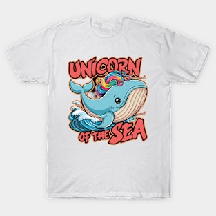 "Ocean Fantasy: Vibrant Sea Unicorn" T-Shirt